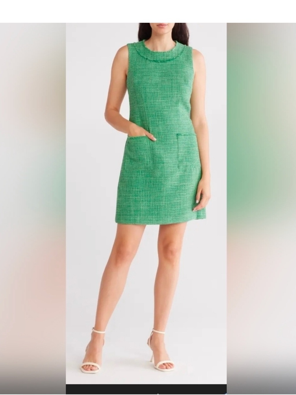 Eliza J Green Mini Dress